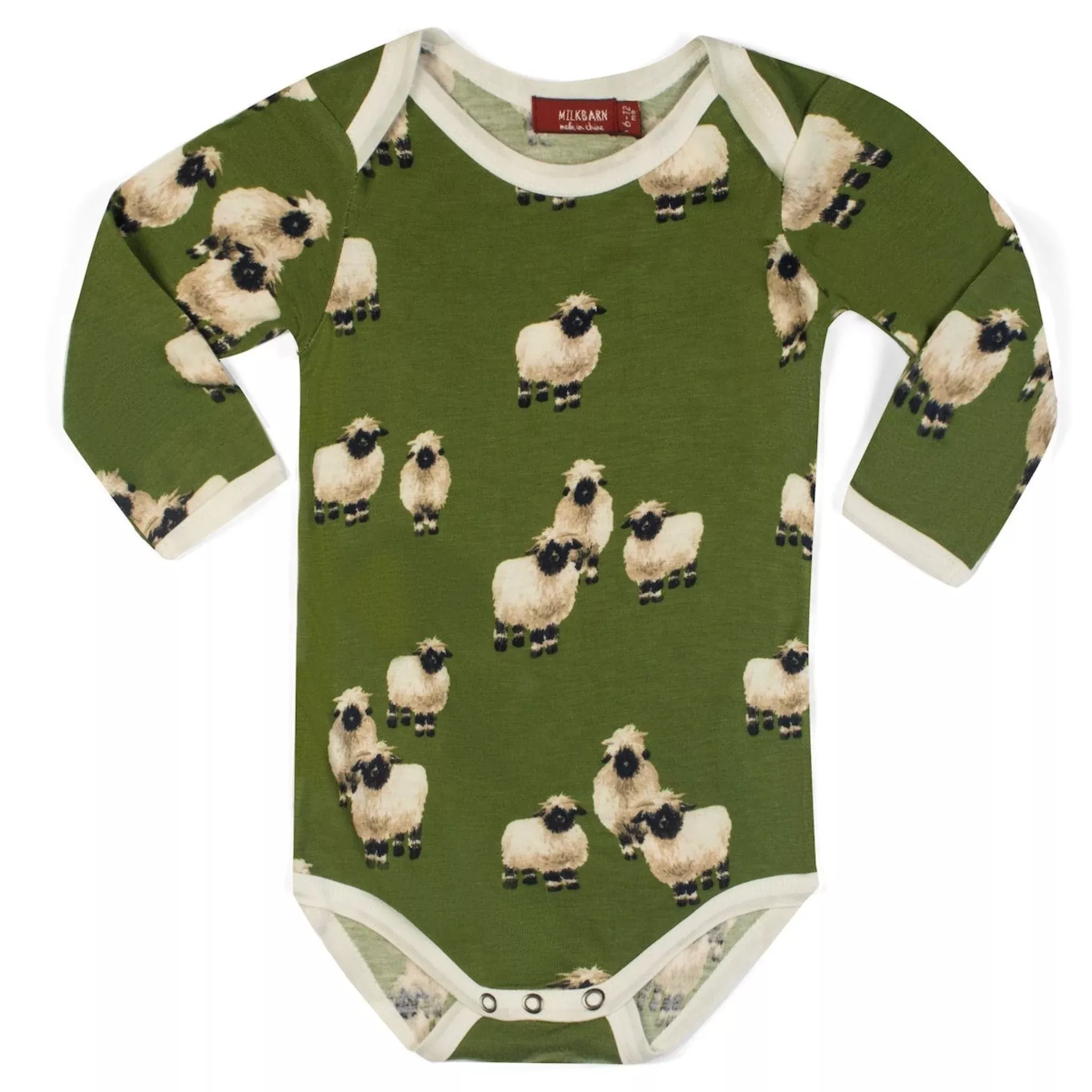 Milkbarn Valais Sheep Long Sleeve Onesie