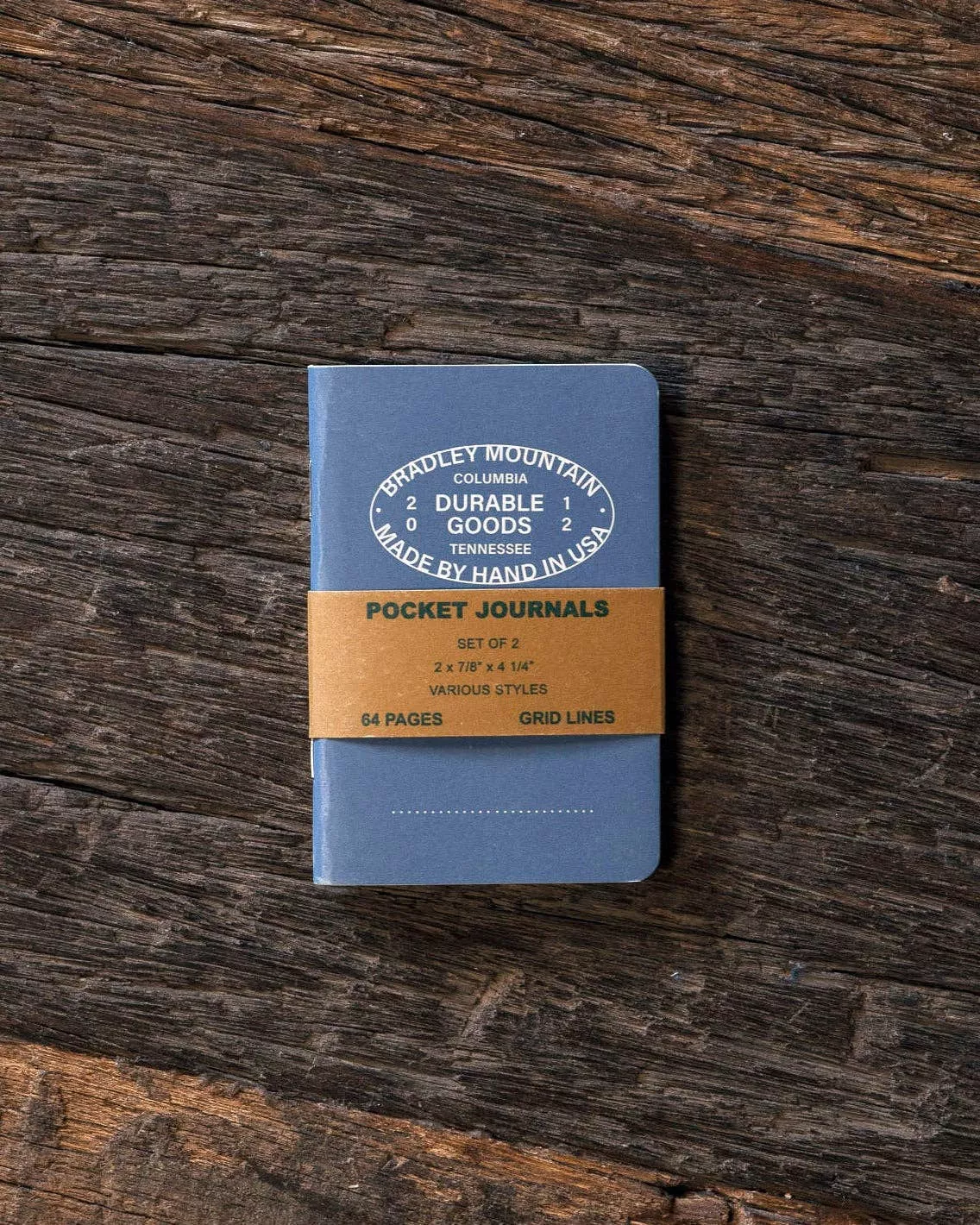 Mini Pocket Journals 2 Pack | Blue | Bradley Mountain