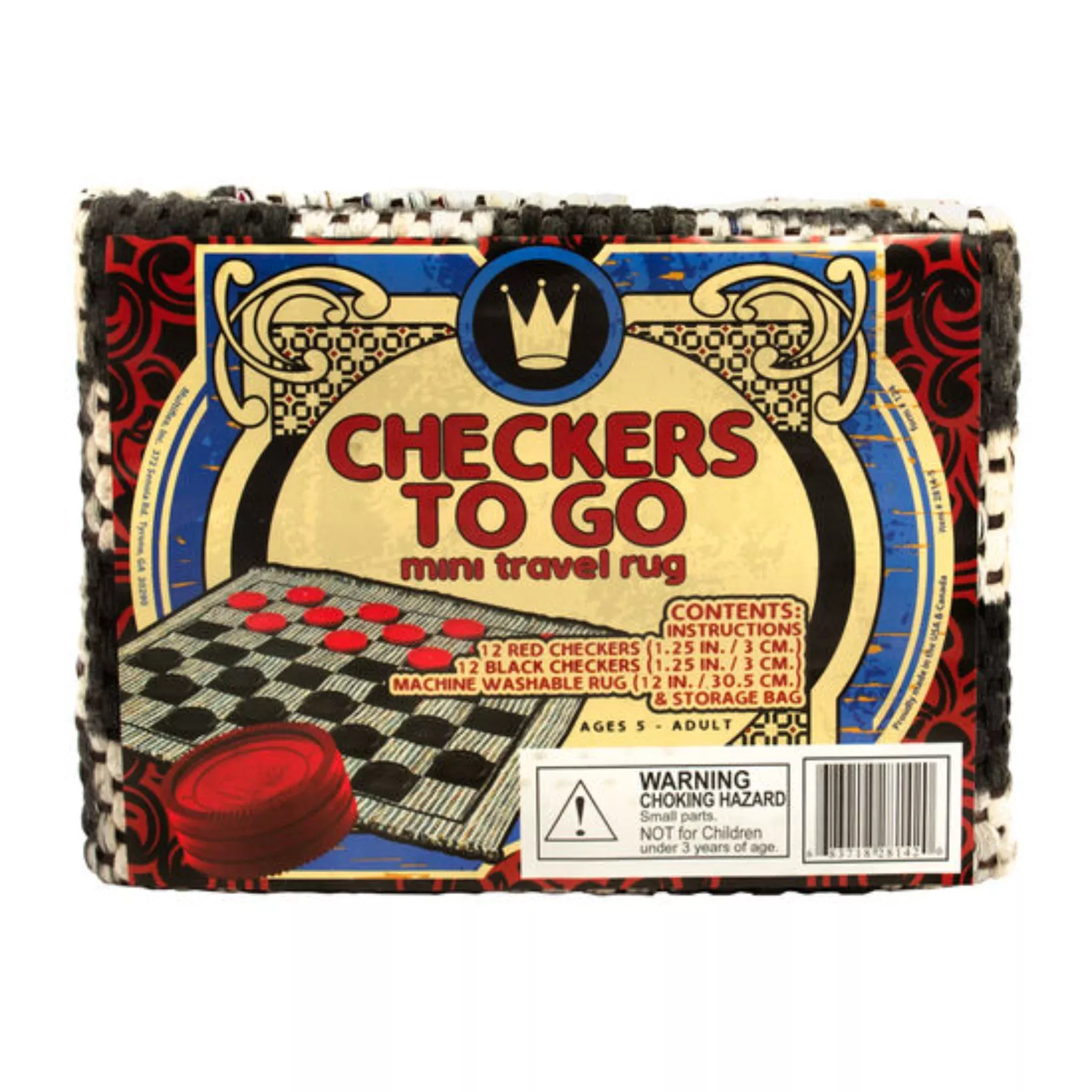 Mini Rug Checkers To Go