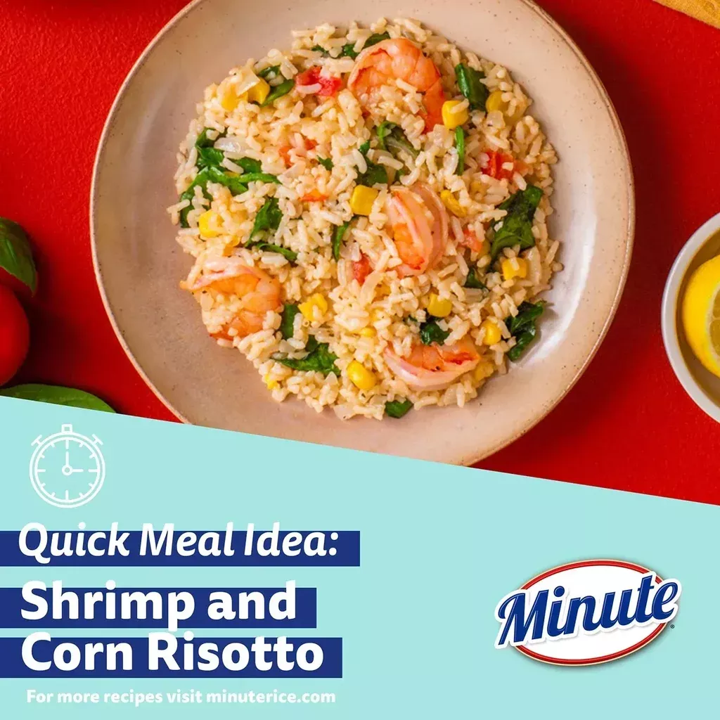 Minute Instant Light and Fluffy White Rice, 72oz.