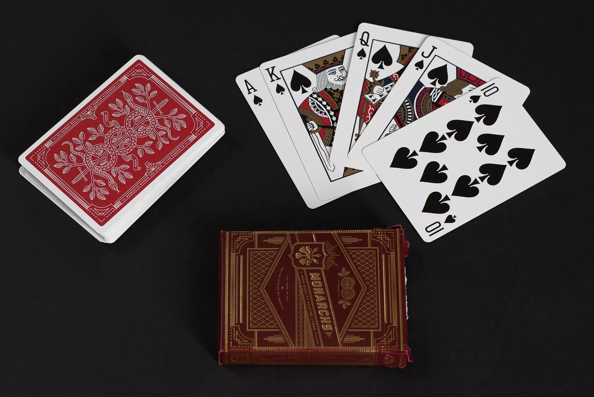 Monarch Playing Cards | Red | Theory 11