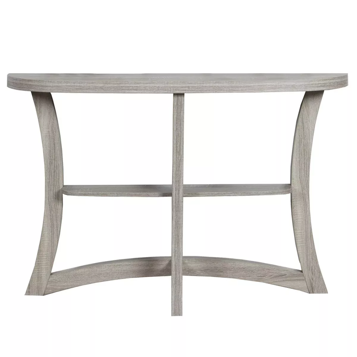 Monarch Specialties 2416 Accent Table, Console, Entryway, Narrow, Sofa, Living Room, Bedroom, Laminate, Brown, Contemporary, Modern Table-47 L/Dark Taupe Hall, 47.25" L x 11.5" W x 32" H