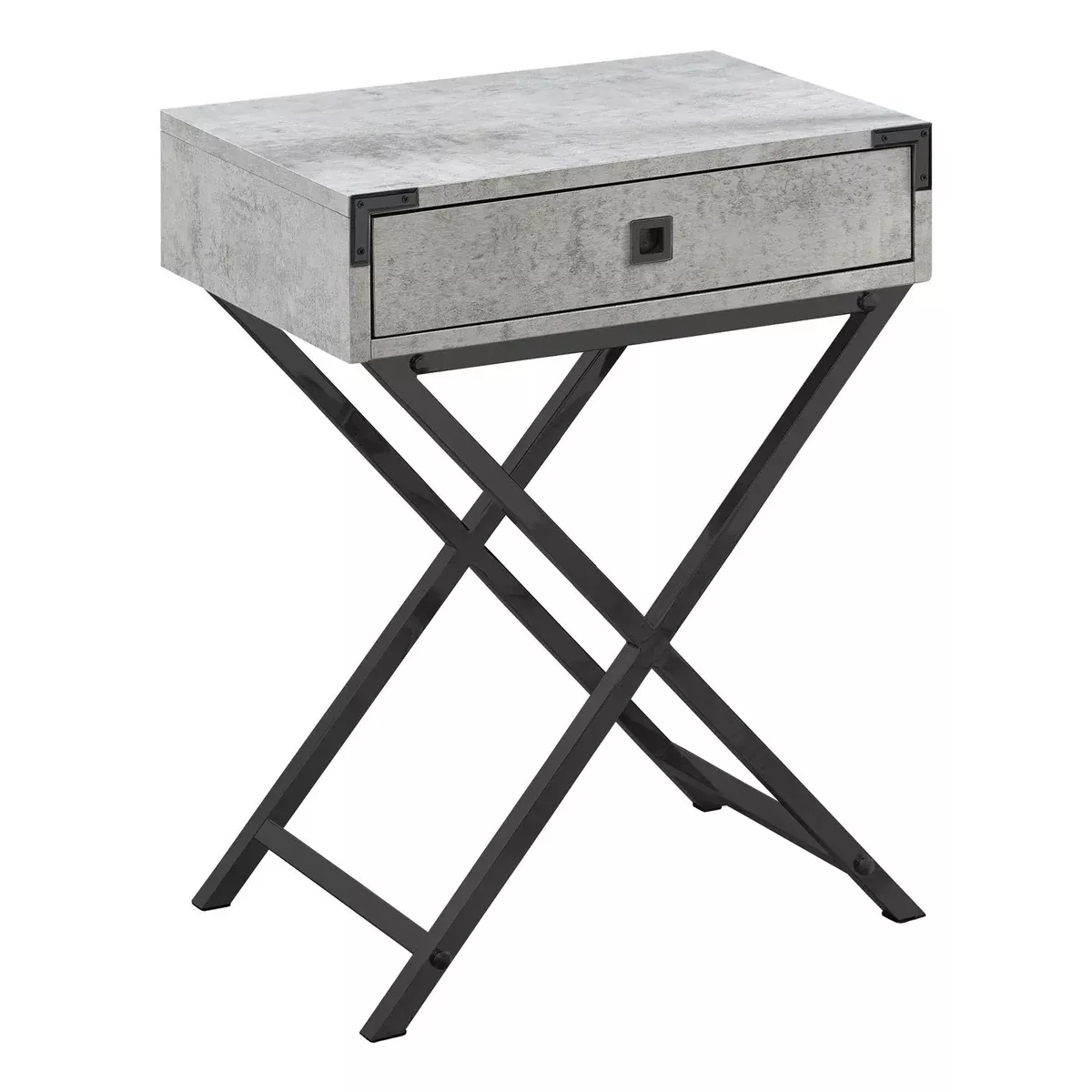 Monarch Specialties ACCENT TABLE, One Size, GREY