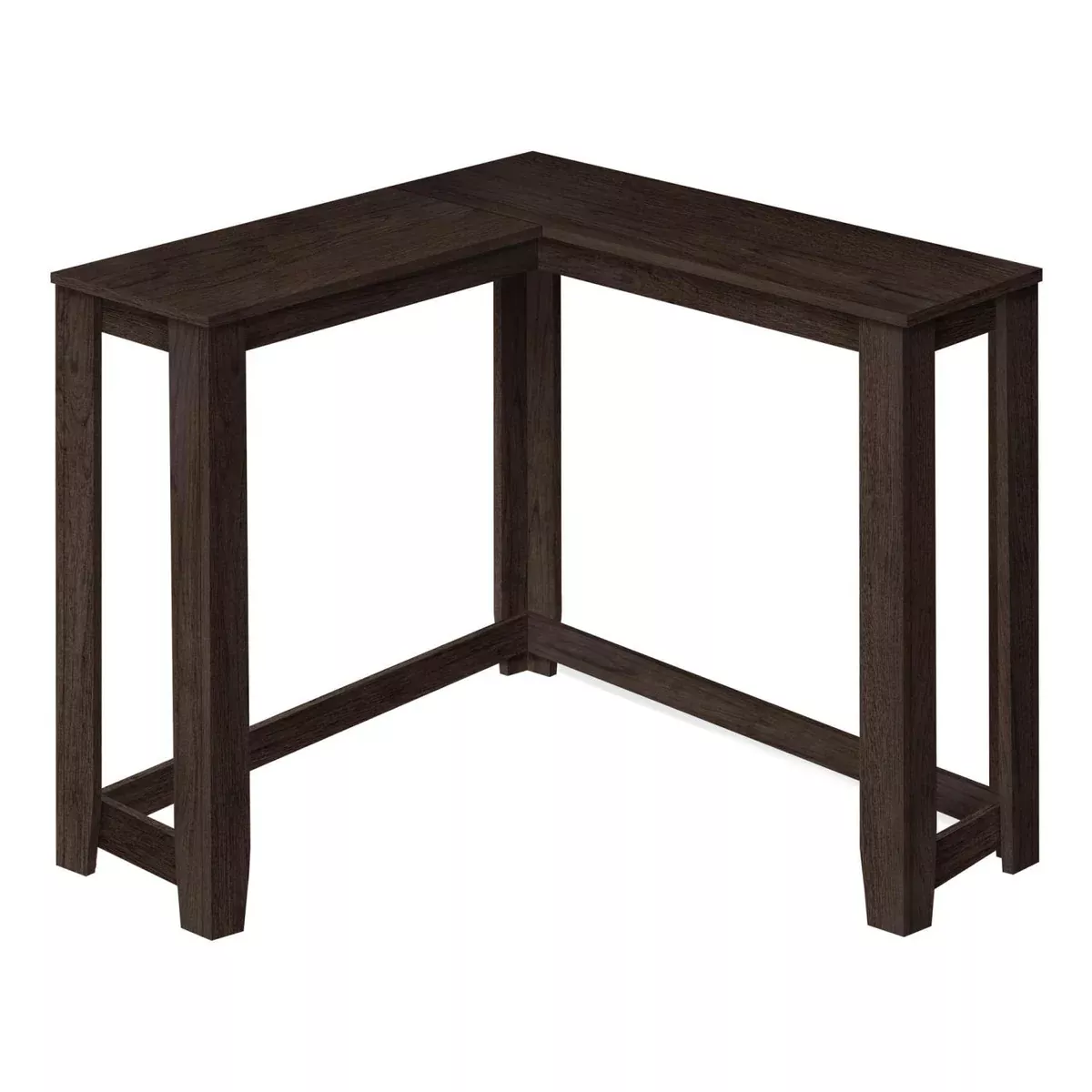 Monarch Specialties I 3660 Accent Table, Console, Entryway, Narrow, Corner, Living Room, Bedroom, Laminate, Brown, Contemporary, Modern