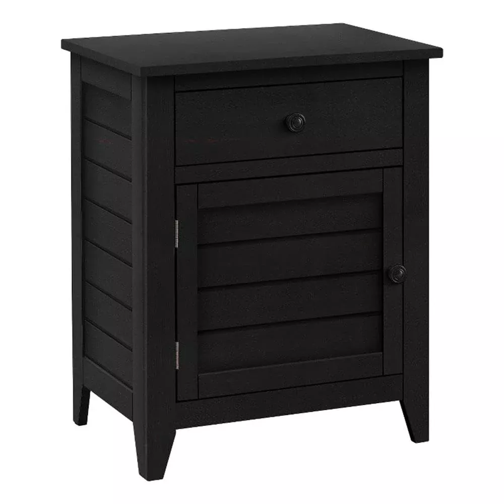 Monarch Specialties I 3951 Accent Table, Nightstand, Storage Drawer, End, Side Table, Veneer