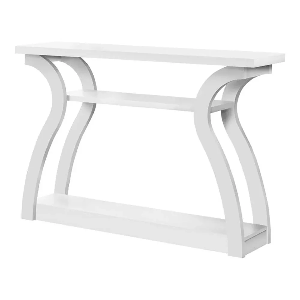 Monarch Specialties I CONSOLE TABLE, WHITE