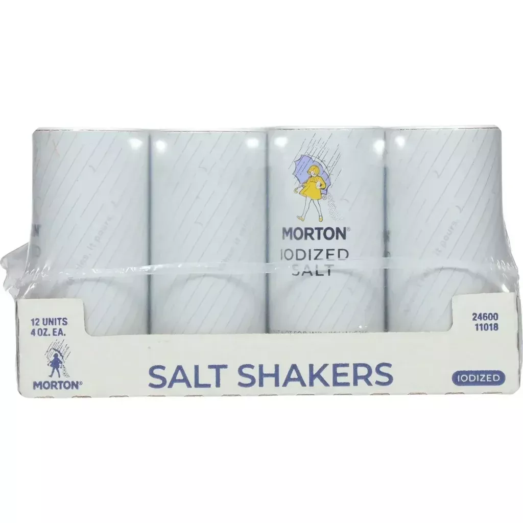 Morton Iodized Salt Shakers, 12 pk.