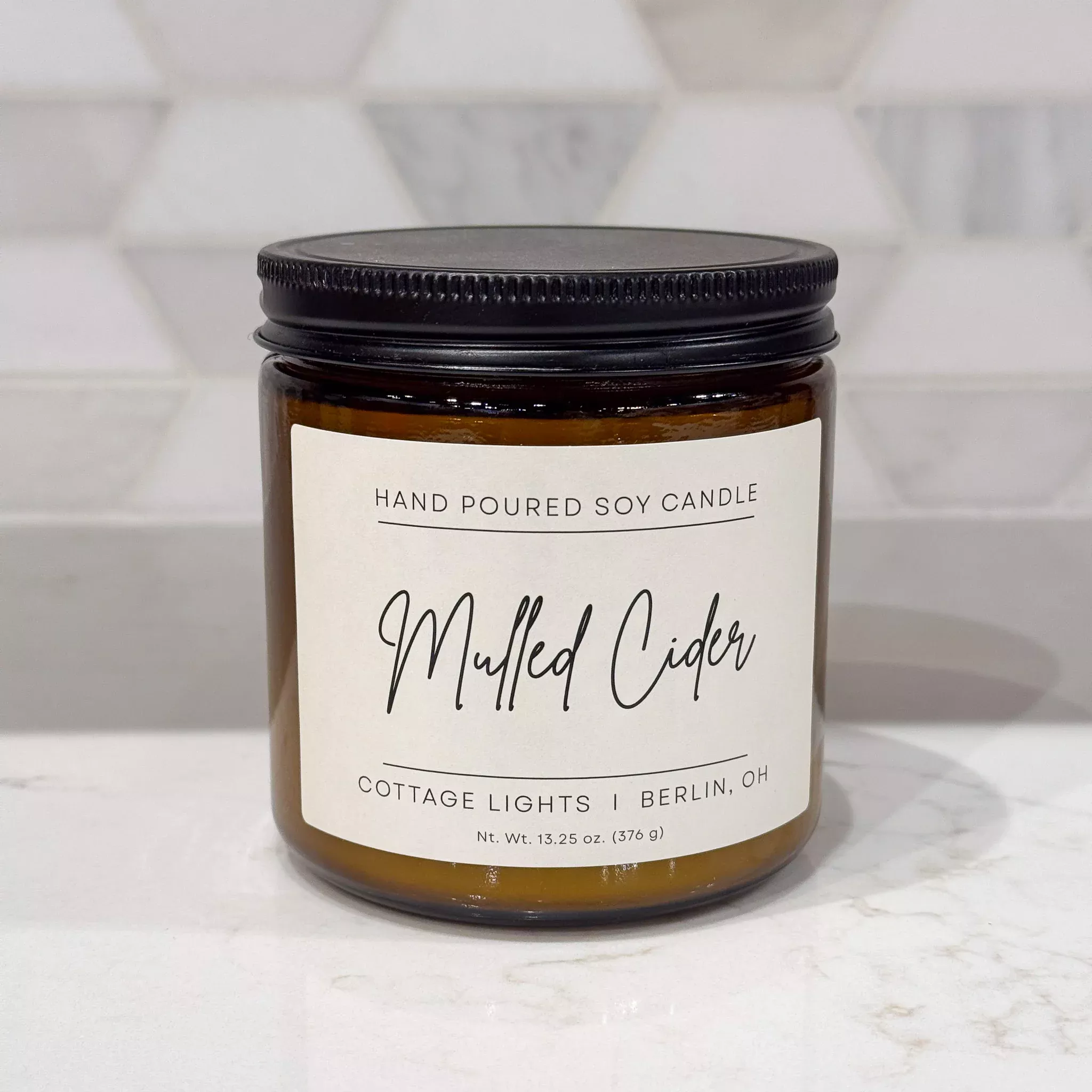 Mulled Cider Amber Soy Candle