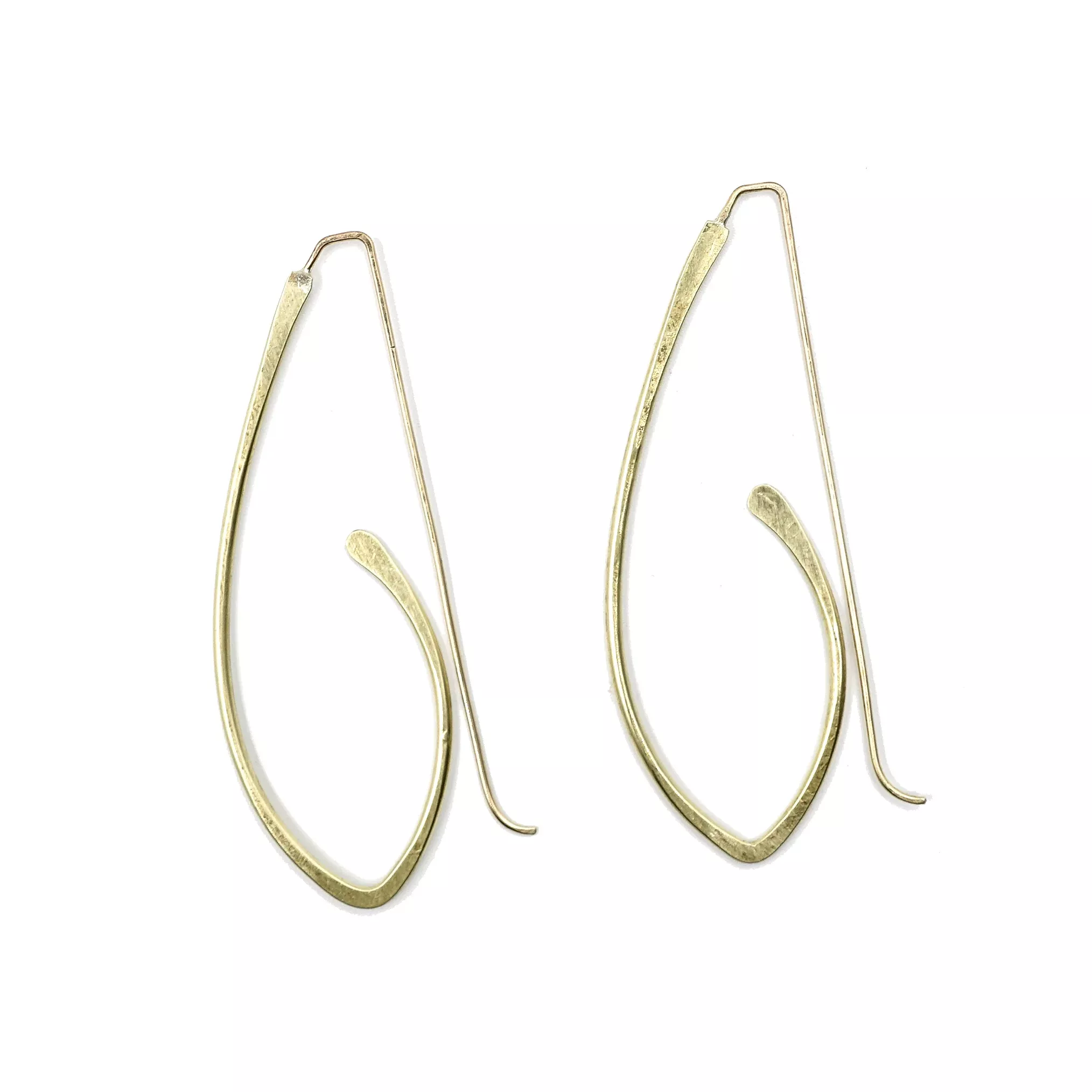 My BFF Earrings in Brass by Julie Cooper Designs MEDIUM