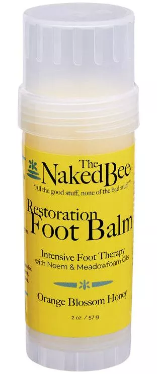 Naked Bee Restoration Foot Balm - 2 oz.