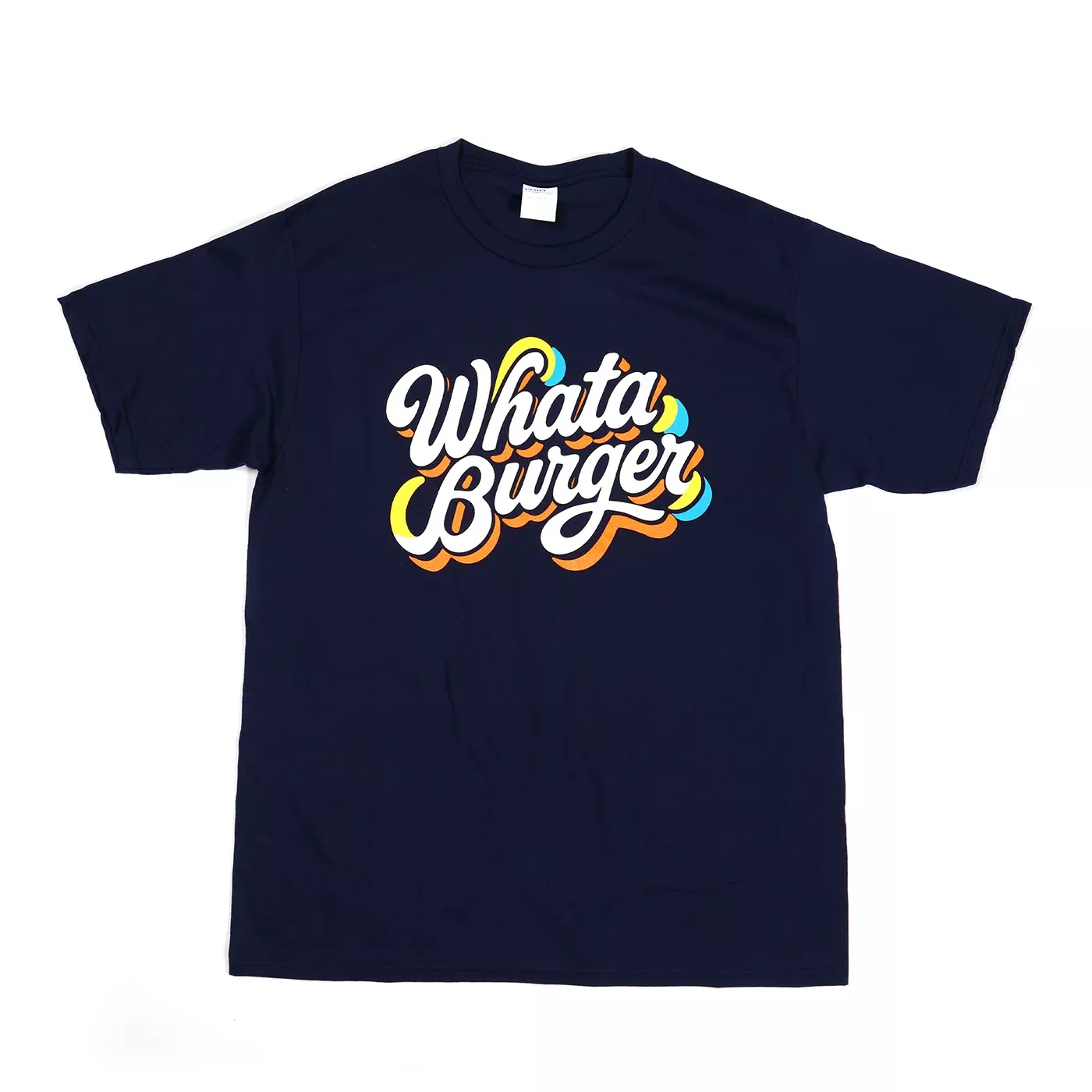 Navy Script Tee