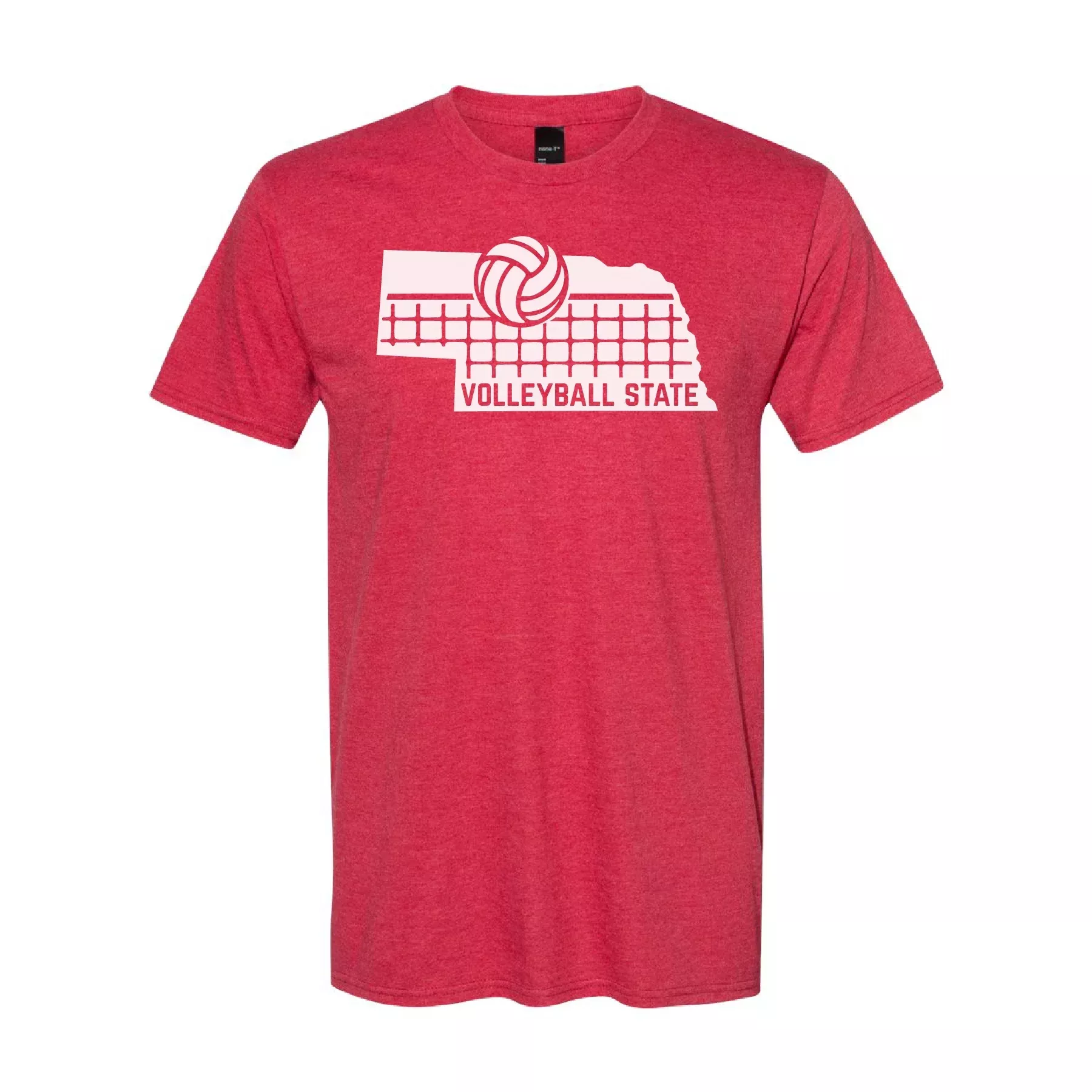 Nebraska Volleyball State T-Shirt | Multiple Sizes | The Hex + The Hive