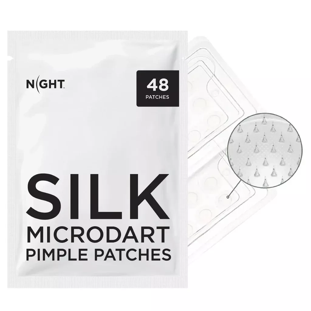 NIGHT Silk Microdart Pimple Patch, 48-count