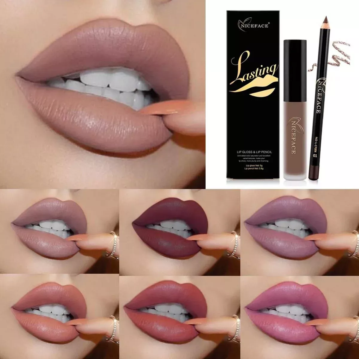 Non-slip cup keeps lip color fresh
