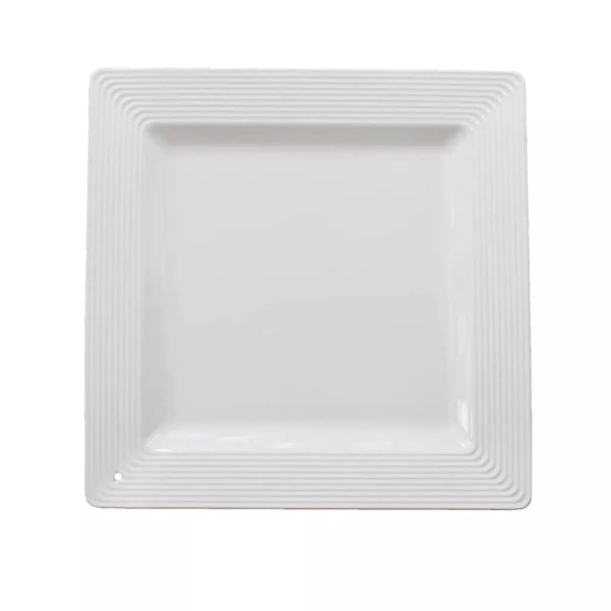 Nora Fleming Square Platter Pinstripes