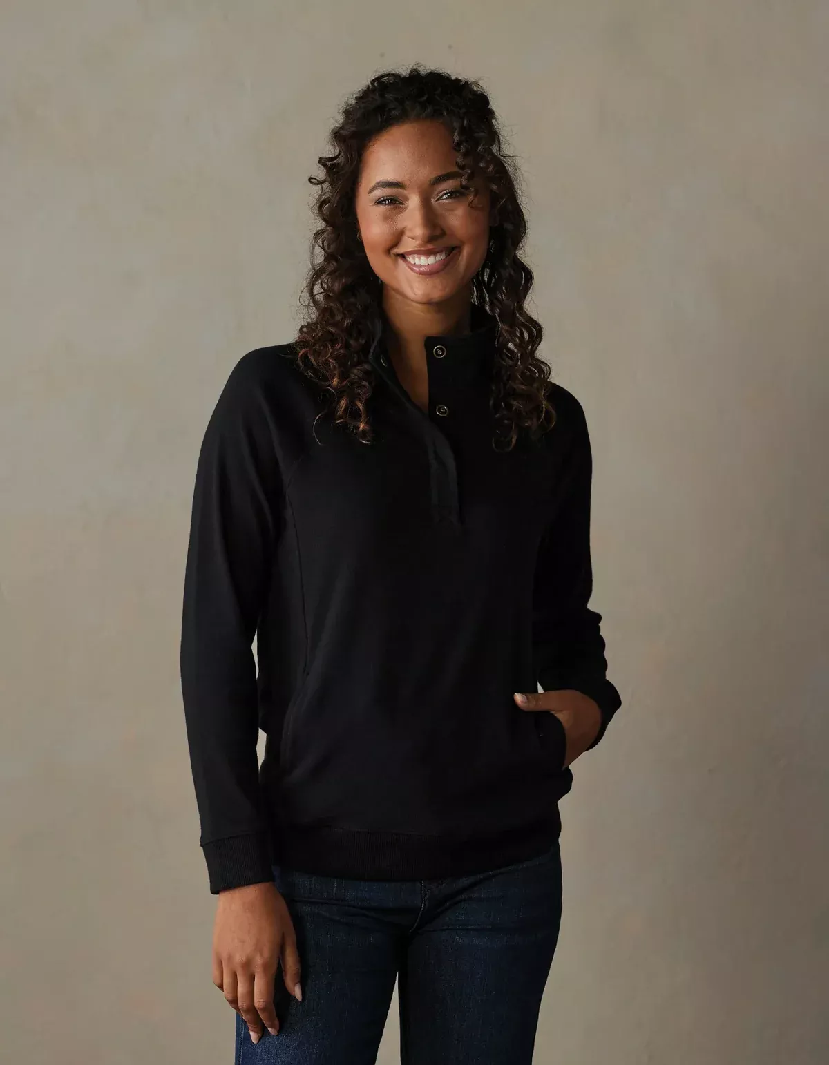 Normal Brand Women's Puremeso Weekend Snap Pullover - F2PWKSNP
