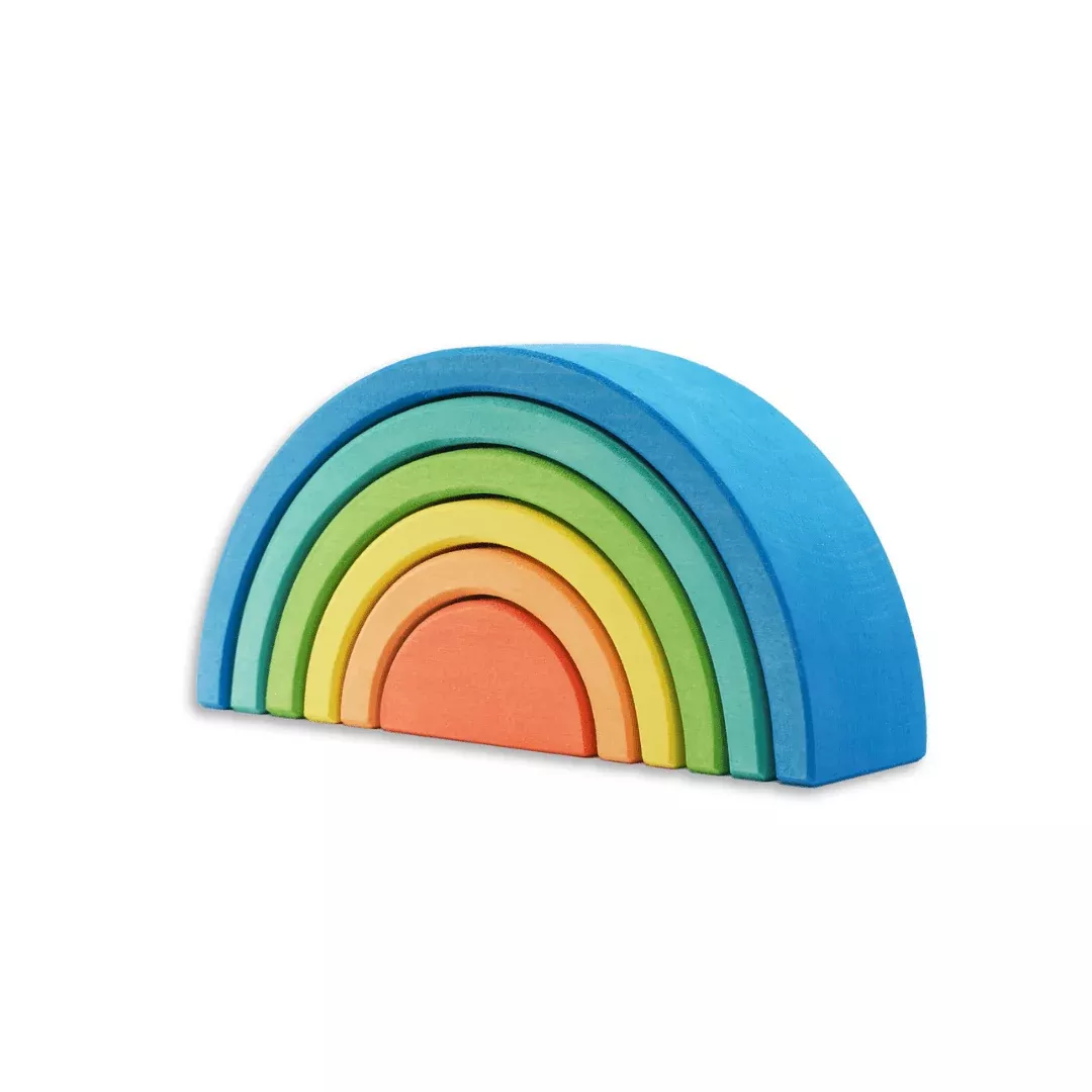 Ocamora Rainbow Stacker: 6 Piece Blue