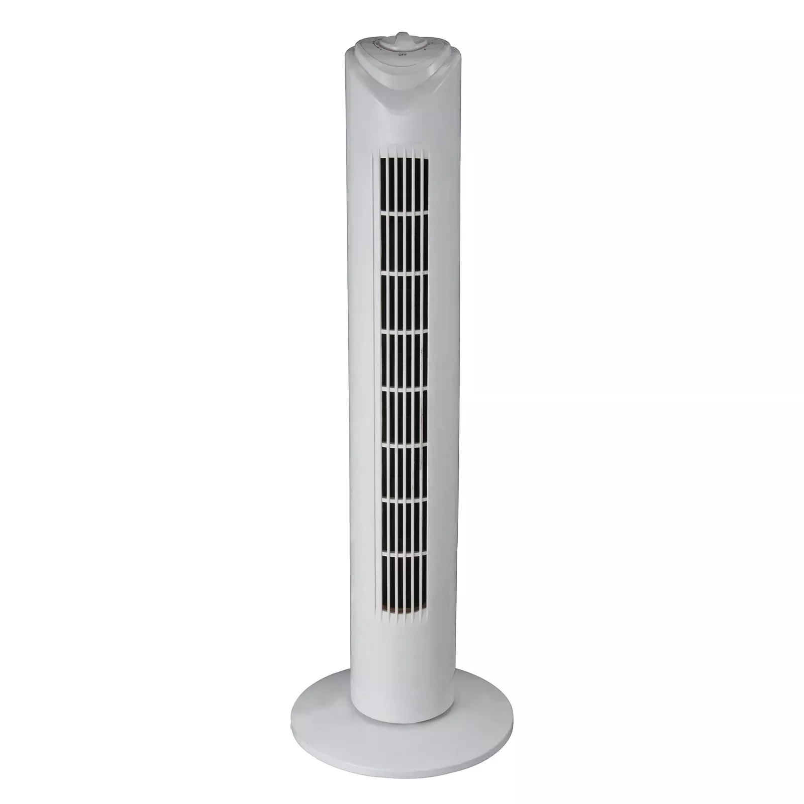 Optimus32 in. Oscillating Tower Fan in White
