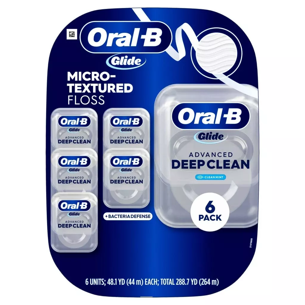 Oral-B Glide Advanced Deep Clean Floss, 6-pack