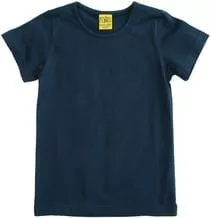 Organic Cotton Short Sleeve Top, Dark Blue