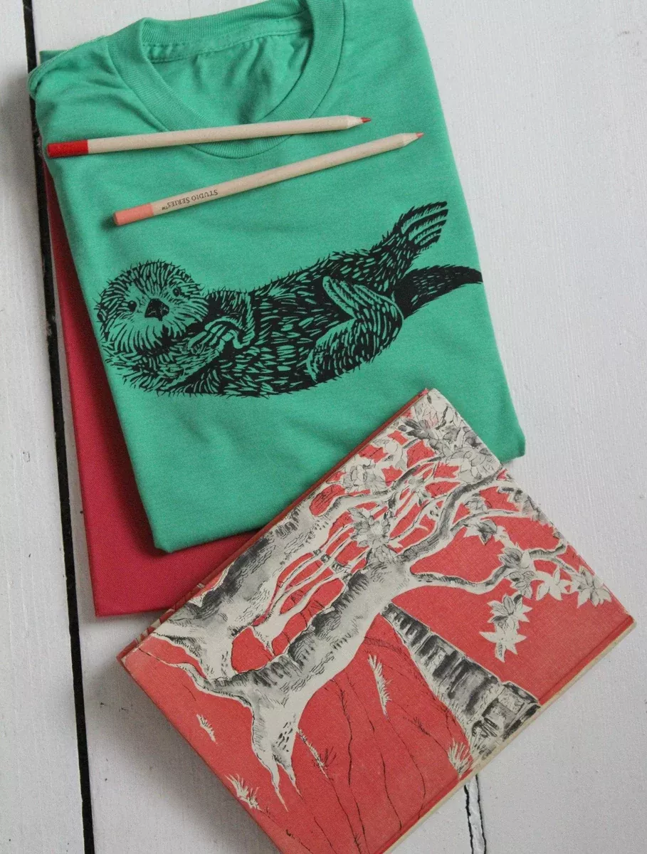 Organic Otter T-Shirt in Green