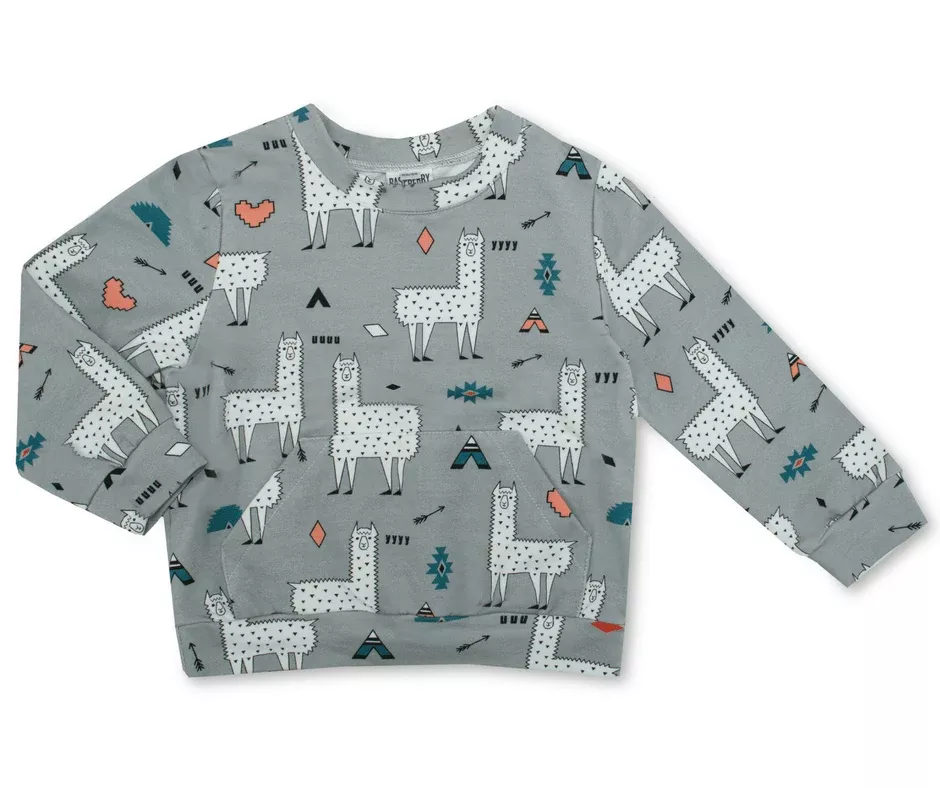 Organic Sweatshirt: Alpaca Love
