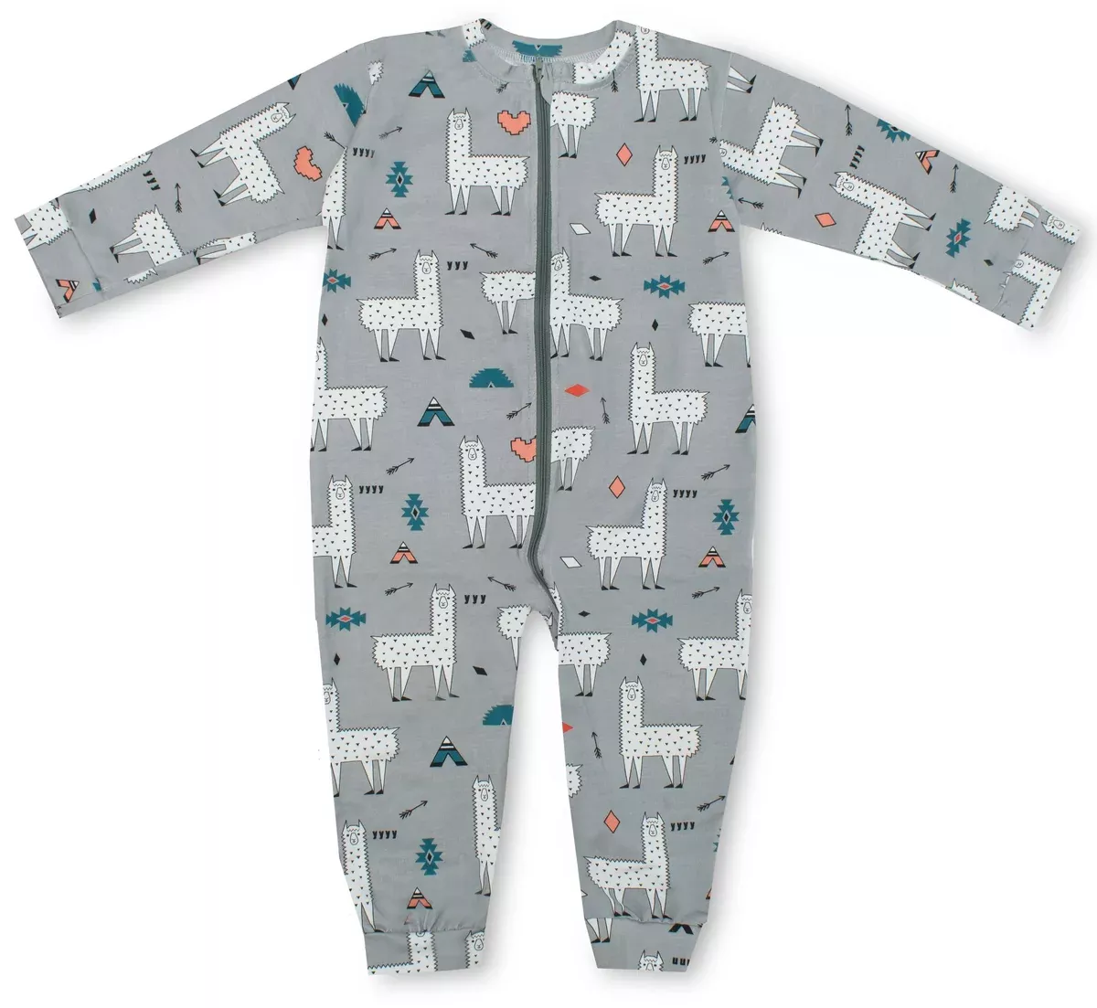 Organic Zip-suit: Alpaca Love
