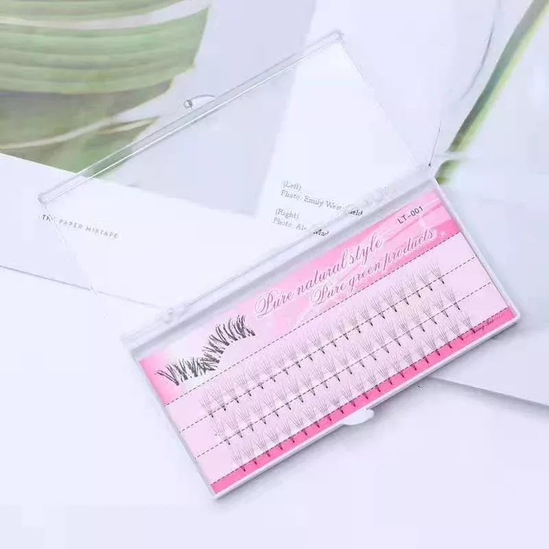 Organically Bonded Solo Cluster A-style Synthetic Lashes