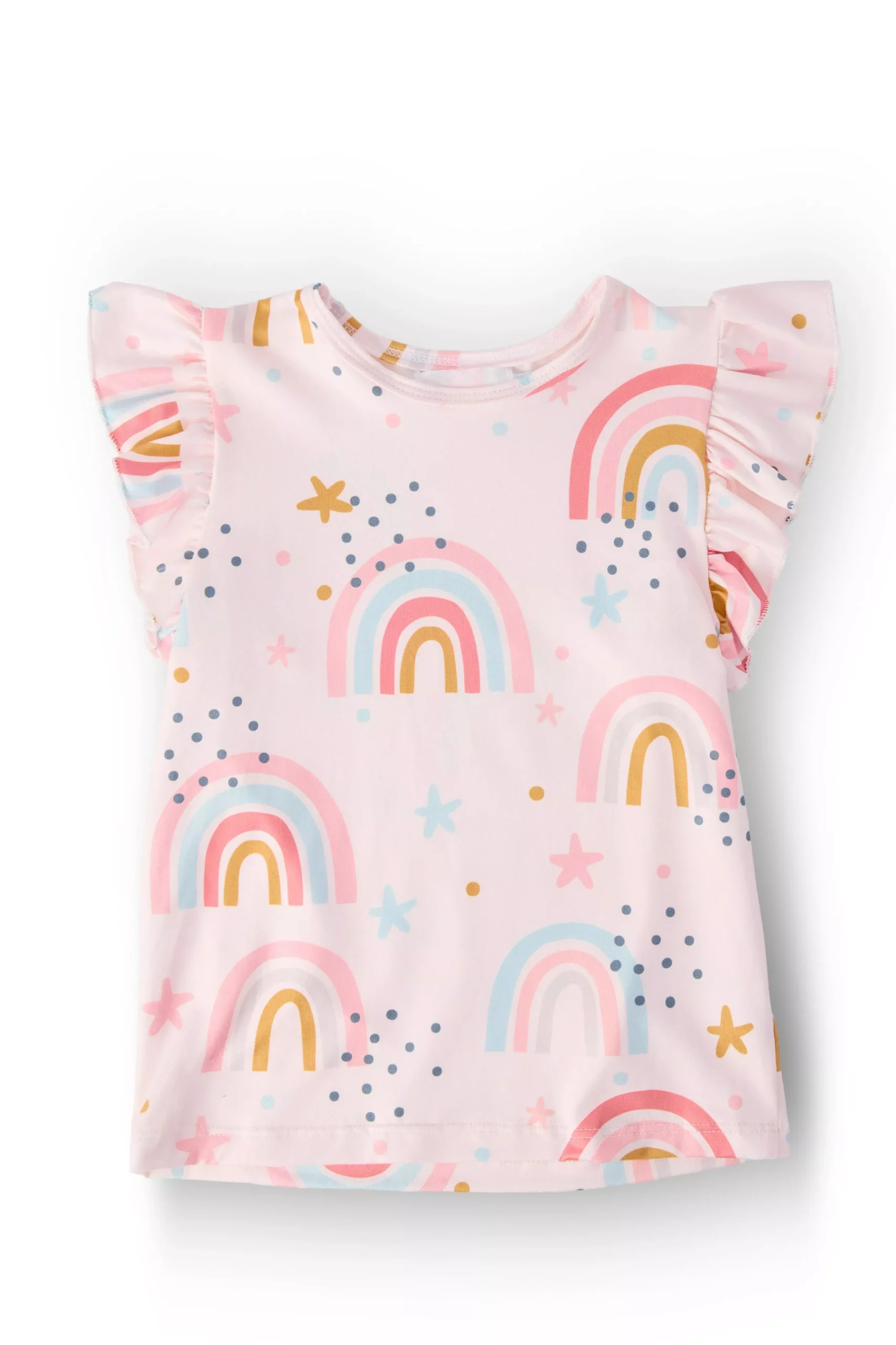 Over the Rainbow S /S Ruffle Tee
