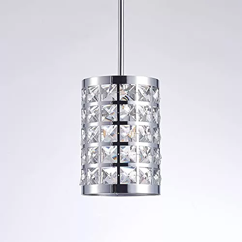 Pasargad Home Hermoza Collection Metal & Crystal Pendant Lights