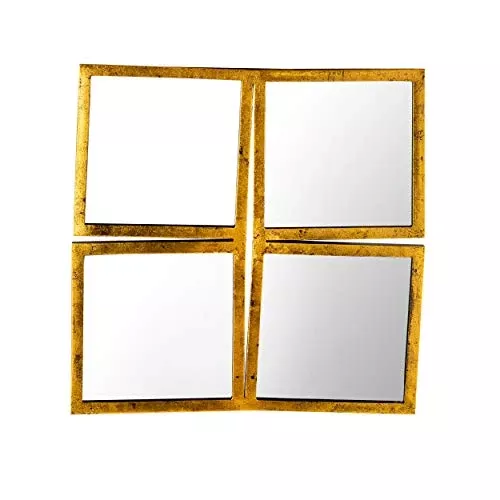 Pasargad Home Nico Modern Iron Wall Mirror