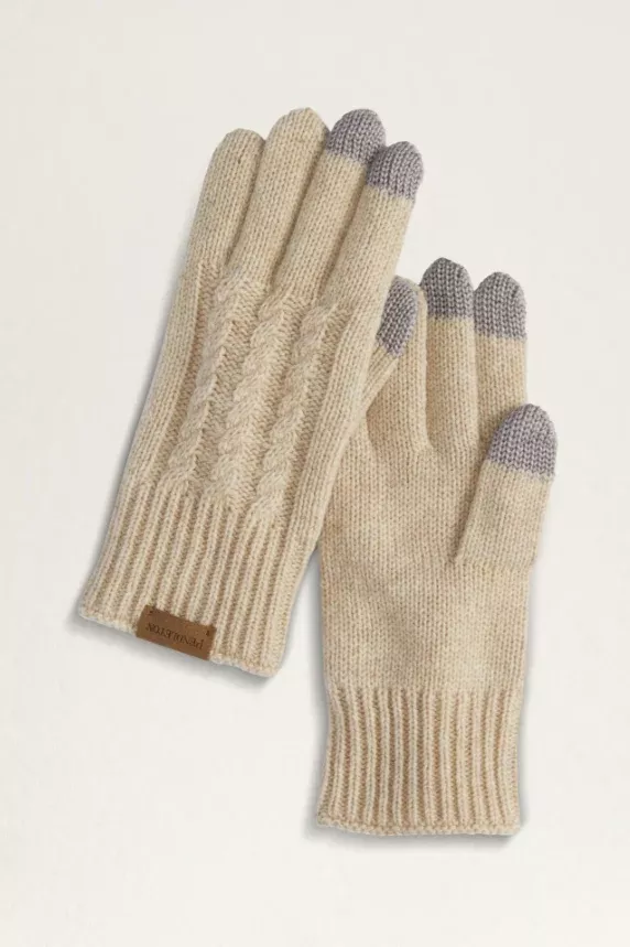 Pendleton Cable Knit Texting Gloves