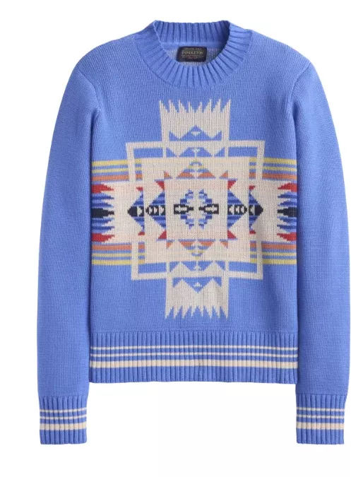 Pendleton Columbia River Sweater - Heritage Wool Blend Crewneck - TC0162