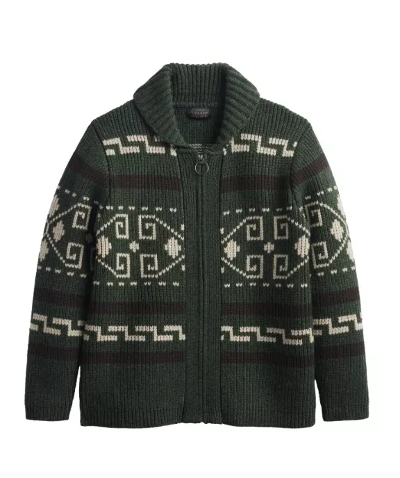 Pendleton Westerley Shawl-Collar Zip Cardigan