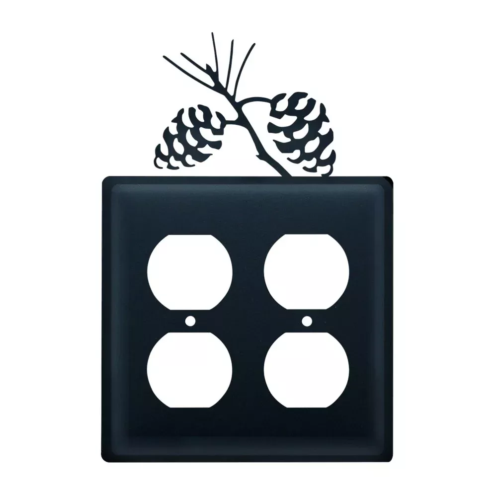 Pinecone - Double Outlet Cover