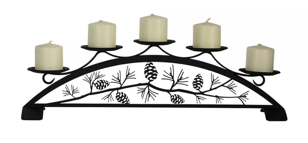 Pinecone - Table Top Pillar Candle Holder