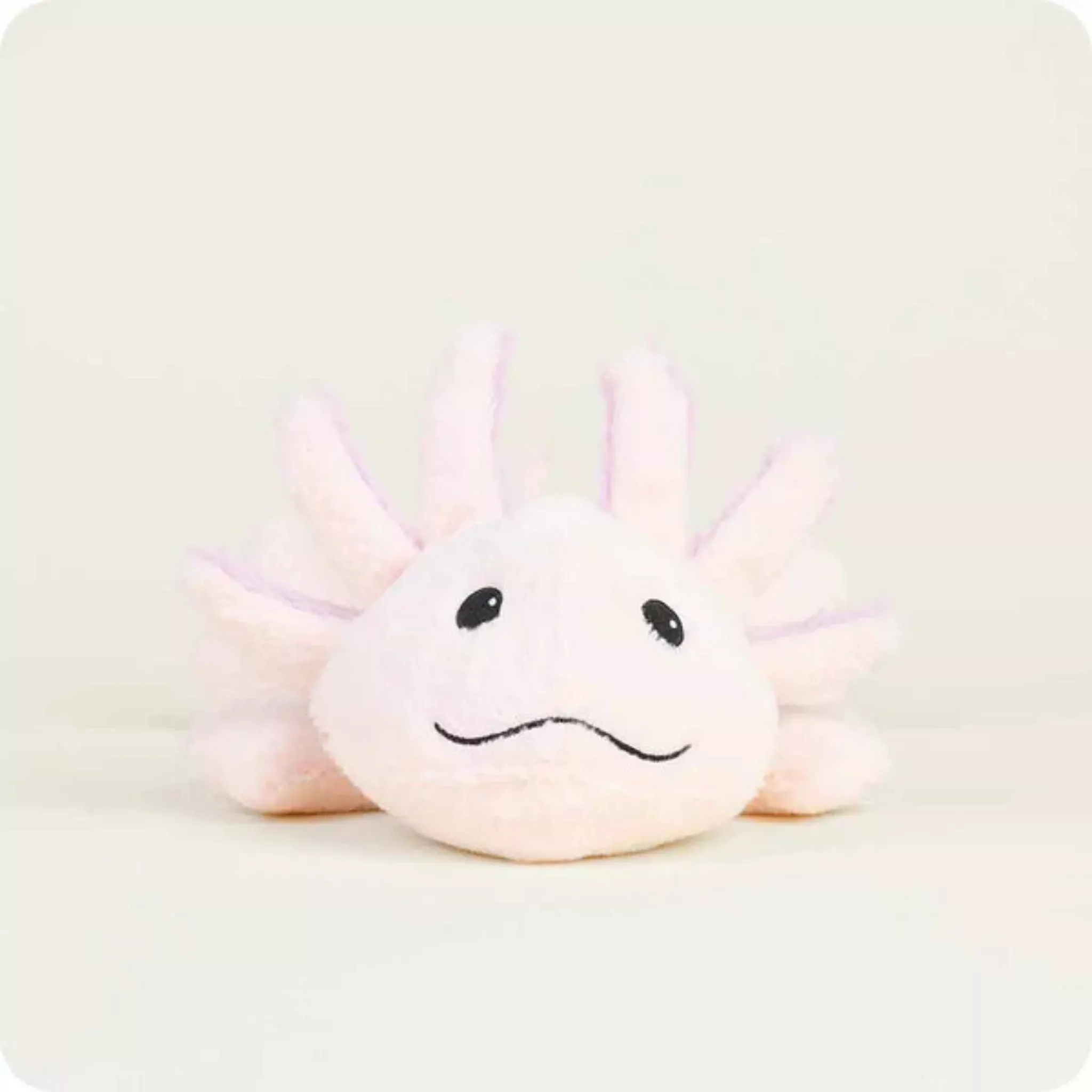 Pink Axolotl Warmies Junior