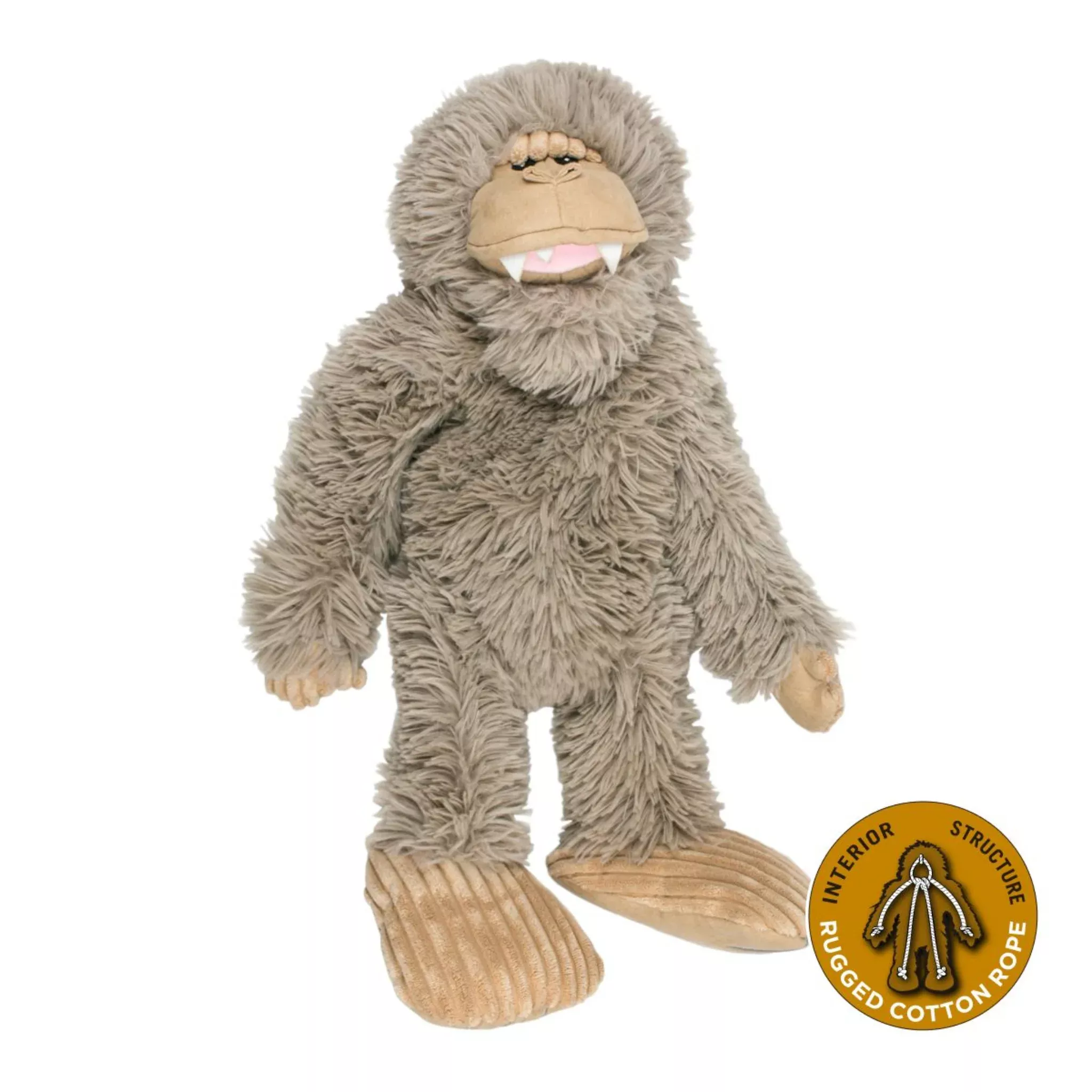 Plush Stuffless Big Foot Dog Toy