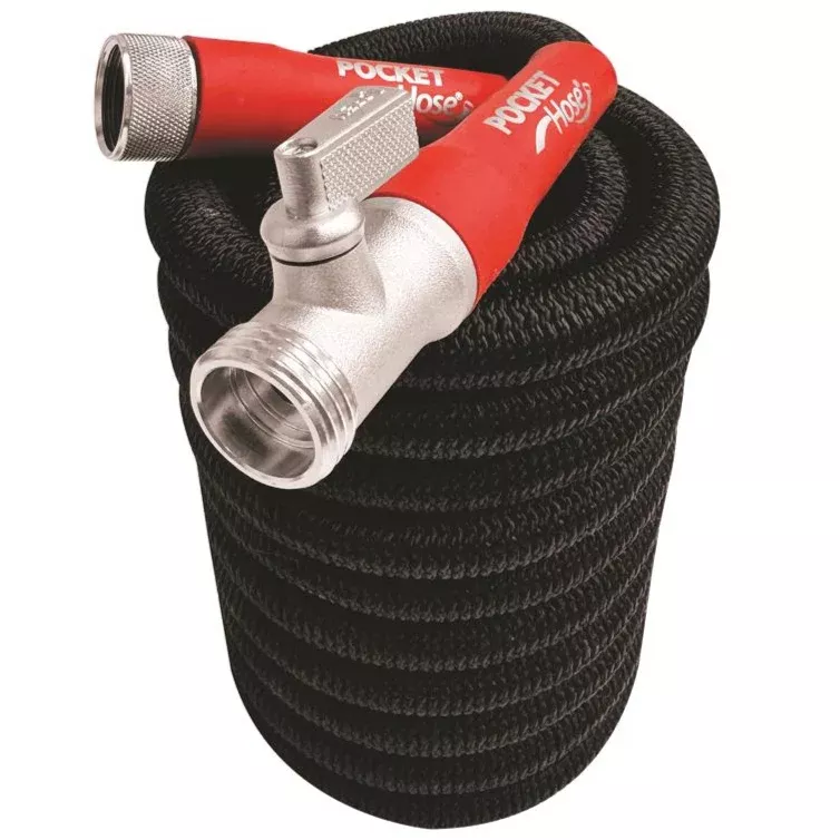 Pocket Hose Silver Bullet 2.0 3/4" Expandable Garden Hose