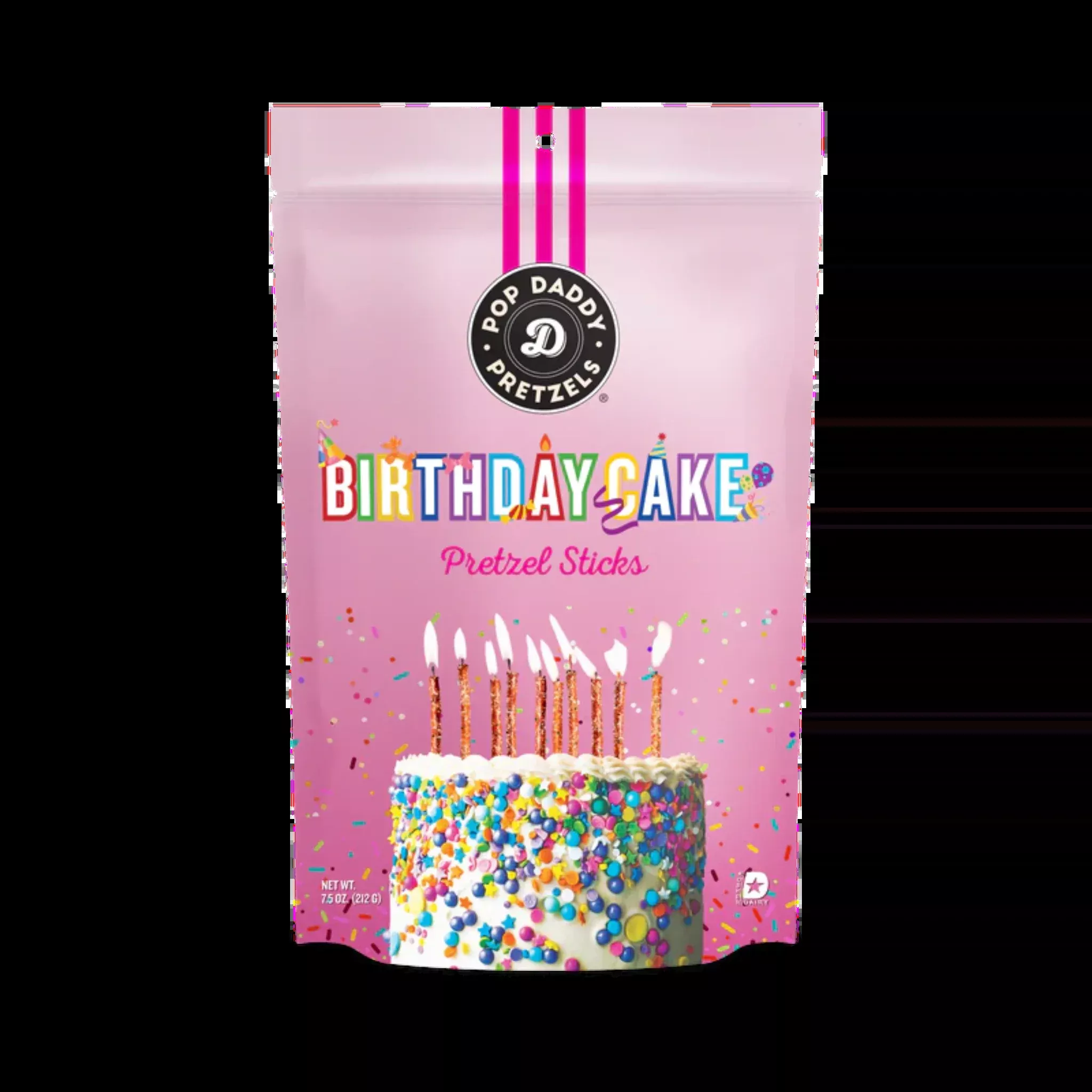 Pop Daddy Birthday Cake Seasoned Pretzels