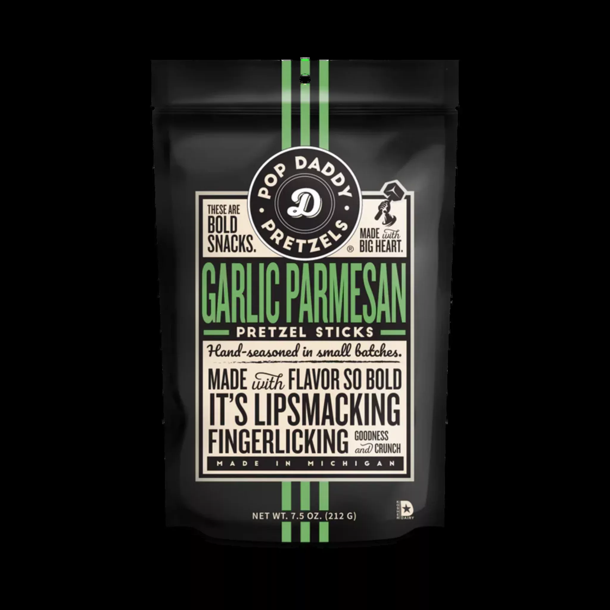 Pop Daddy Garlic Parmesan Pretzels