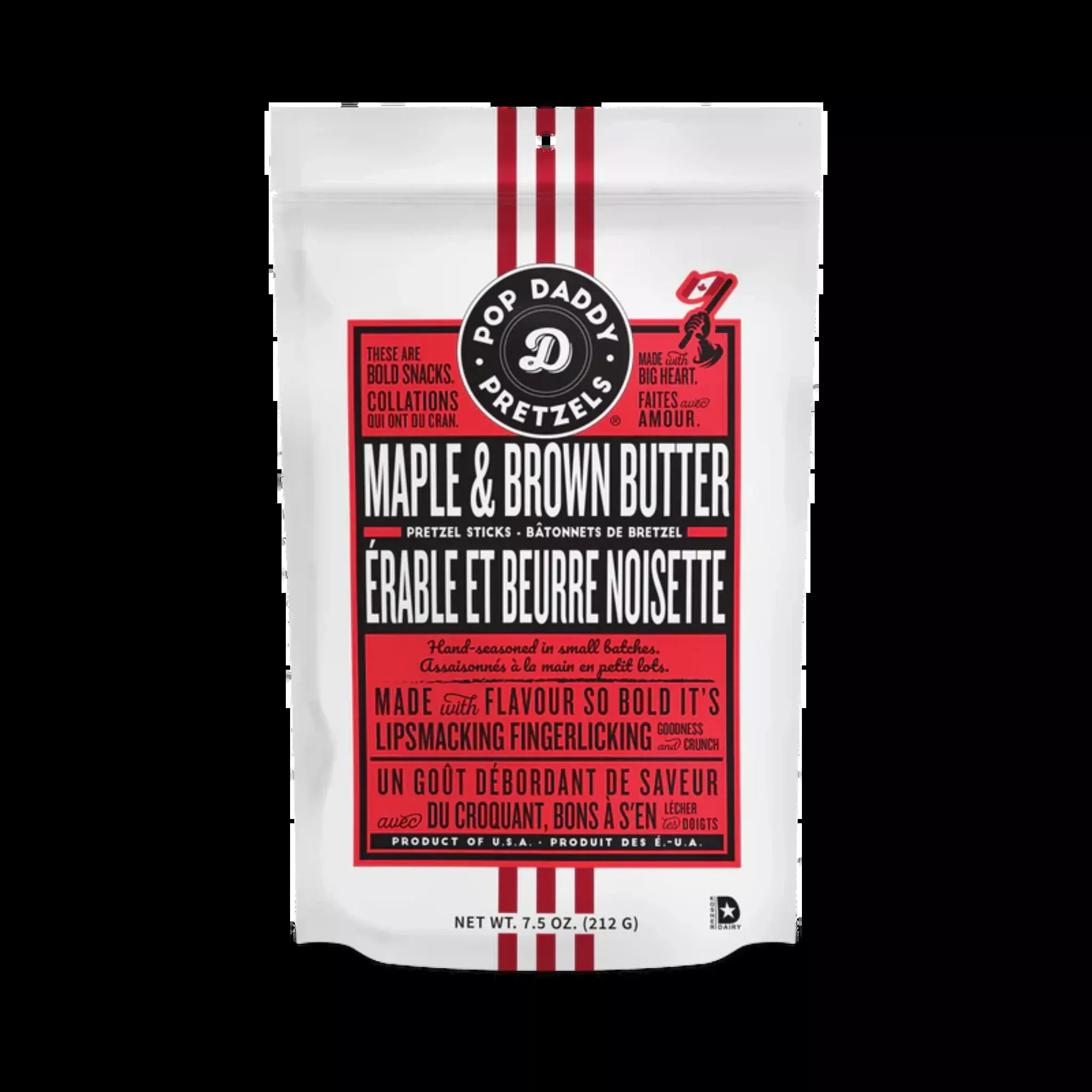 Pop Daddy Maple & Brown Butter Seasoned Pretzels
