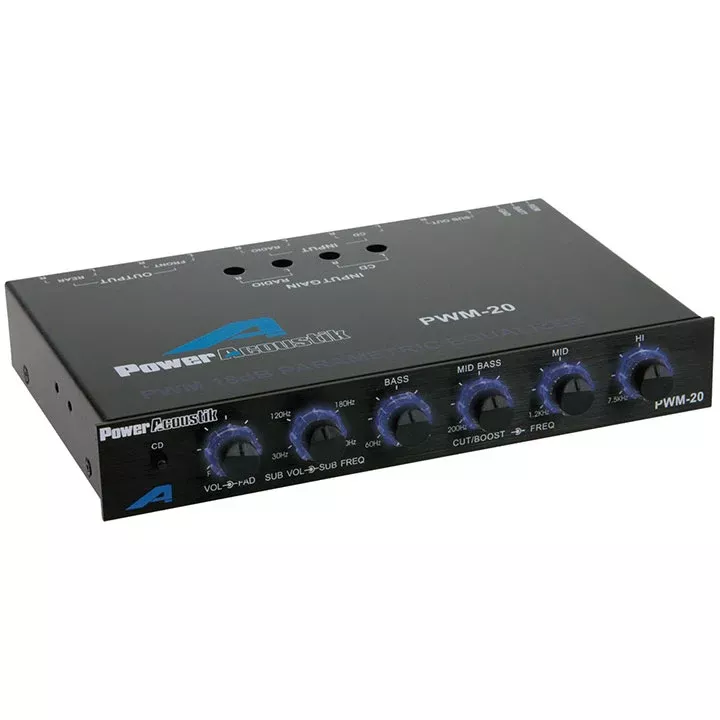 Power AcoustikPWM-20 Four Band Parametric Equalizer