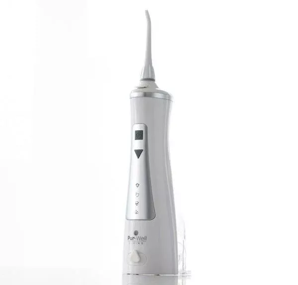 Pur-Clean Smart Power Water Flosser – 4 Cleaning Modes, USB Rechargeable