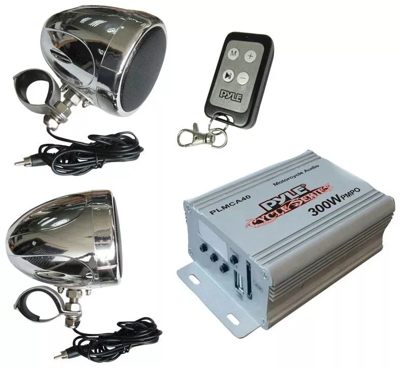 Pyle PLMCA40 100 Watt Motorcycle/ATV/Snowmobile Speakers