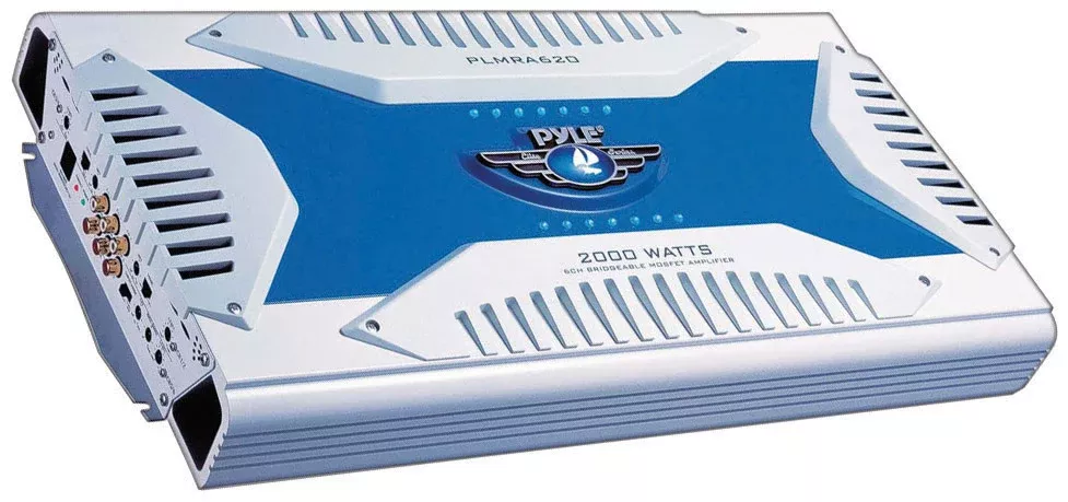 Pyle PLMRA620 6CH 2000W Waterproof Marine Amplifier