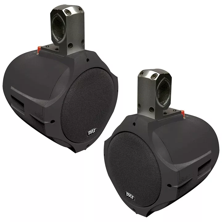 PYLE PLMRB85 8-Inch 300-Watt 2-Way Wakeboard Speakers (Black)