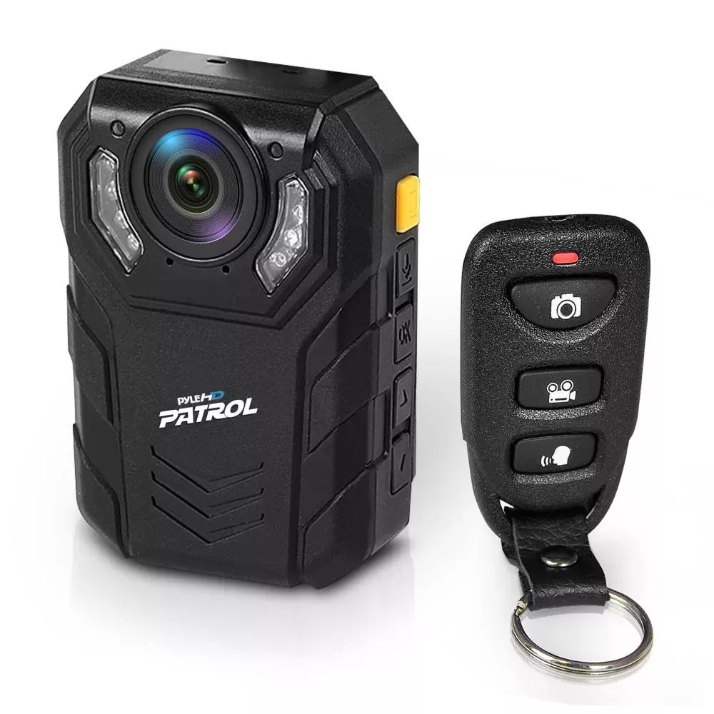 Pyle PPBCM22 HD Body Camera w/ Night Vision & 64GB Memory