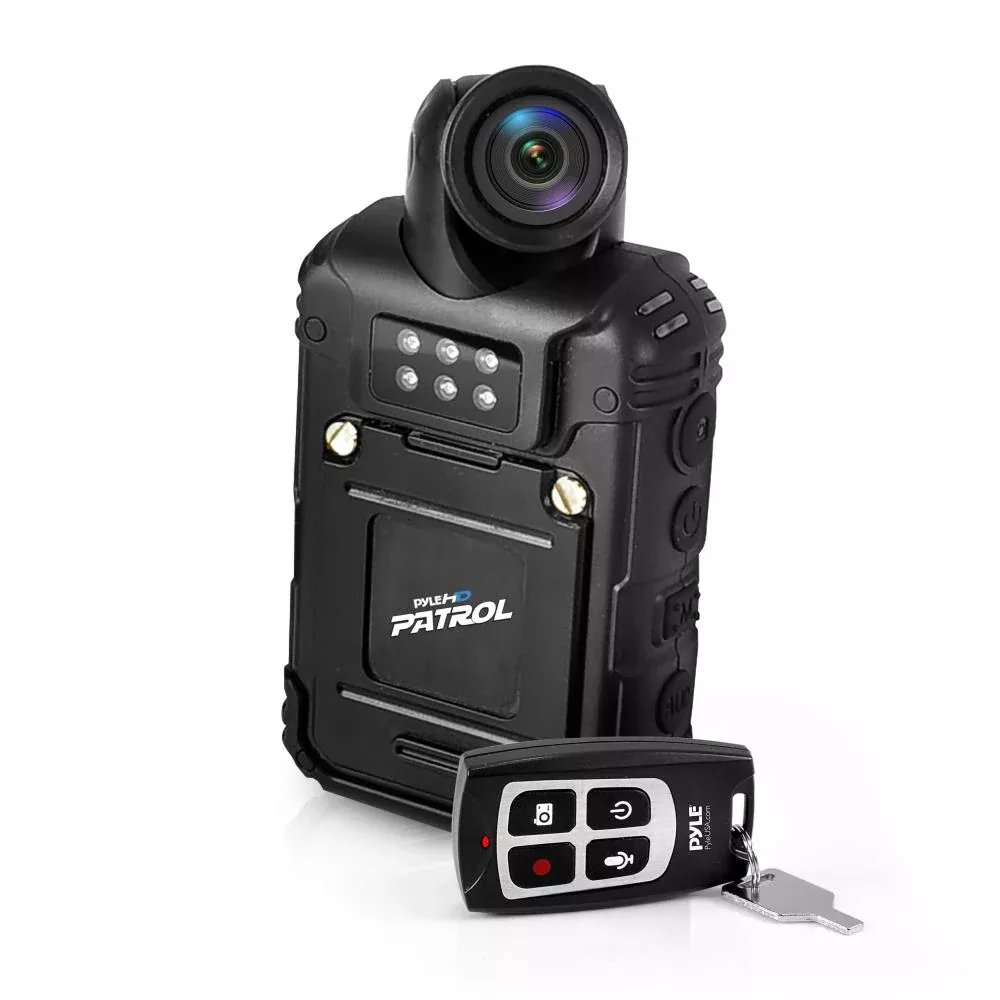 Pyle PPBCM28 HD Body Camera w/ Night Vision & 32GB Memory