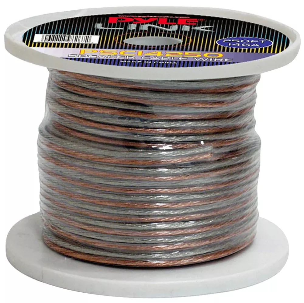 Pyle PSC14250 14 Gauge 250 ft. Spool of High Quality Speaker Wire